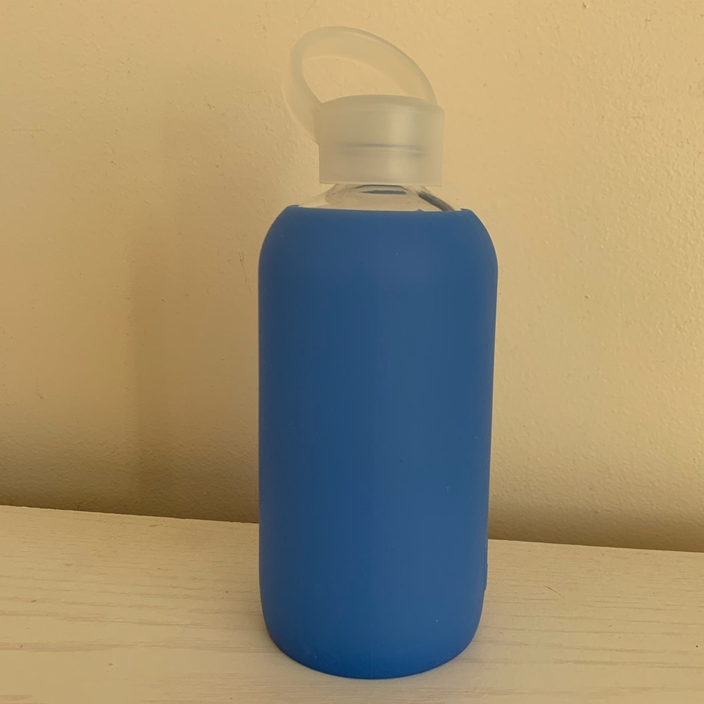 bkr Original Glass Water Bottle Romeo Blue 16oz